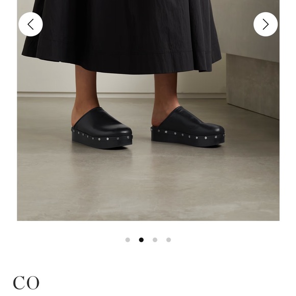 Co Studded Platform Leather Clogs 38
Made in Italy - Picture 9 of 9